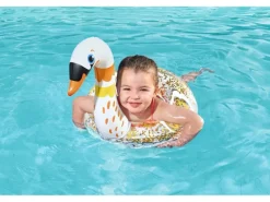 Bestway Wasserspielzeug|Schwimmring glitzernd mit Tierkopf 2-fach sortiert