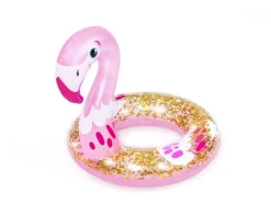 Bestway Wasserspielzeug|Schwimmring glitzernd mit Tierkopf 2-fach sortiert