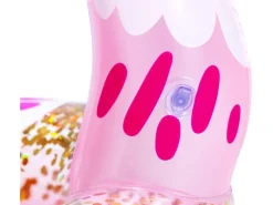 Bestway Wasserspielzeug|Schwimmring glitzernd mit Tierkopf 2-fach sortiert