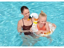 Bestway Wasserspielzeug|Schwimmring glitzernd mit Tierkopf 2-fach sortiert