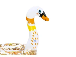 Bestway Wasserspielzeug|Schwimmring glitzernd mit Tierkopf 2-fach sortiert