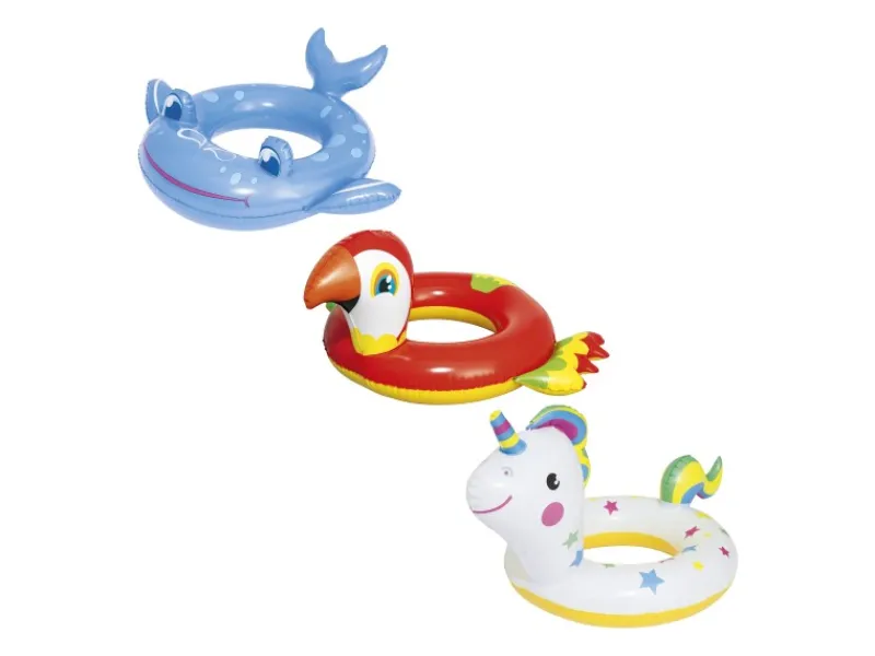 Bestway Wasserspielzeug|Schwimmring Tierdesign 3-fach sortiert