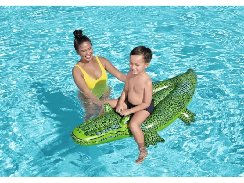 Bestway Wasserspielzeug|Schwimmtier Krokodil 152 x 71 cm