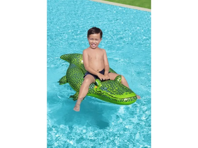 Bestway Wasserspielzeug|Schwimmtier Krokodil 152 x 71 cm