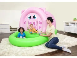 Bestway Trampoline|Trampolin Up, In & Over Oinkster Ferkel 239 cm x 162 cm x 137 cm