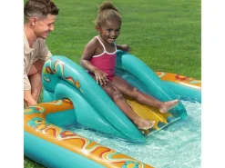 Bestway Wasserspielzeug|Wasserspielcenter Retro Welt 193 cm x 152 cm x 74 cm