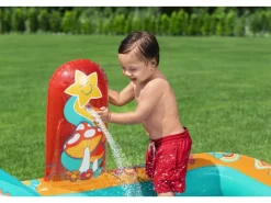 Bestway Wasserspielzeug|Wasserspielcenter Retro Welt 193 cm x 152 cm x 74 cm