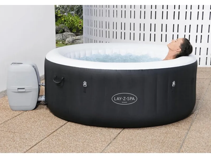 Bestway Outdoor Whirlpools|Whirlpool Lay-Z-Spa Miami AirJet Ø 180 cm x 66 cm Rund