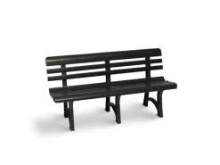 BICA Gartenbänke|Lounge-Gartenmöbel|Olimpia 3-Sitzer Gartenbank in Anthrazit