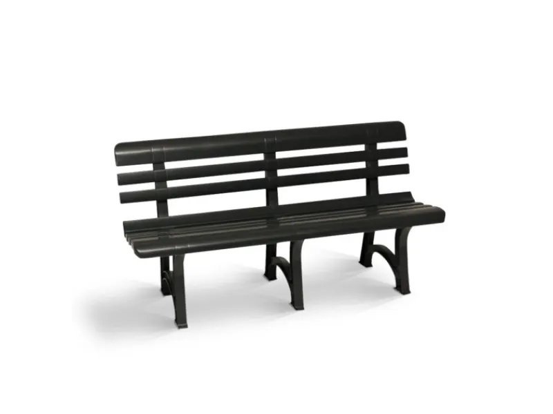 BICA Gartenbänke|Lounge-Gartenmöbel|Olimpia 3-Sitzer Gartenbank in Anthrazit