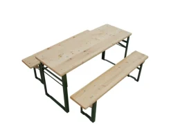 Kinder Gartenmöbel Für Kinder|Bierzelt-Garnitur für Kinder 40 cm x 110 cm FSC®