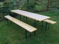 Bierzelt-Garnitur klappbar mit 50 cm breitem Tisch* New