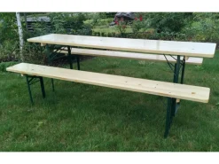 Bierzelt-Garnitur klappbar mit 50 cm breitem Tisch* New