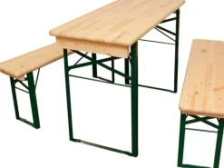 Bierzelt-Garnitur klein für Balkon & Terrasse mit 60 cm breitem Tisch*