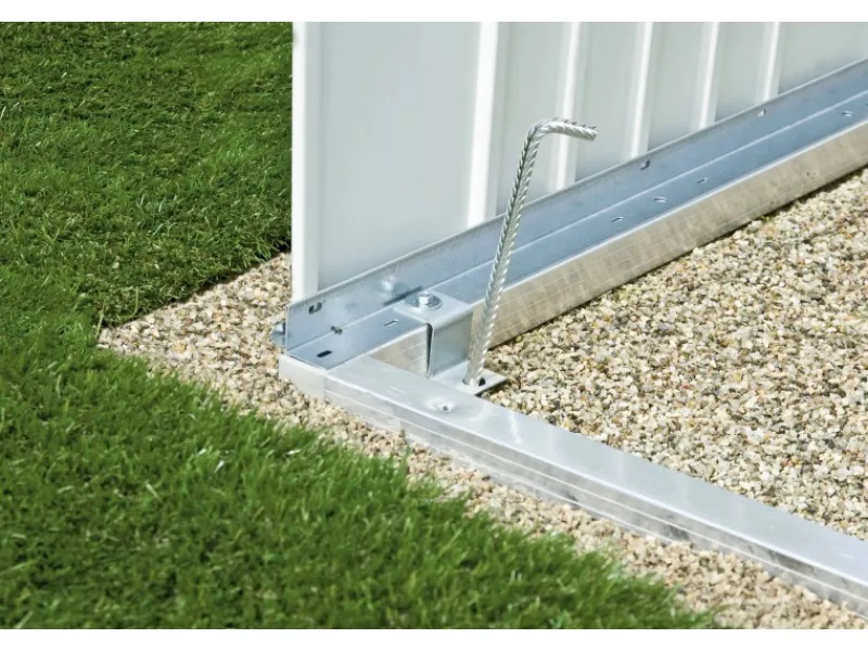 Biohort Gartenschränke|Bodenrahmen für Geräteschrank 190 Alu 186 cm x 78 cm x 4 cm