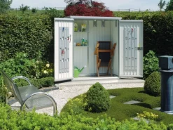 Geräteschrank Gr. 150 Silber-Metallic B x T: 155 cm x 83 cm*Biohort New