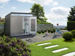 Biohort Gartenspielgeräte|Sportgeräte|Metall-Gerätehaus AvantGarde ECO Gr. A7 Doppeltür