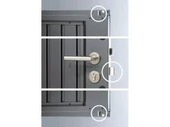 Biohort Gartenspielgeräte|Sportgeräte|Metall-Gerätehaus HighLine 6,6 m² Doppeltür