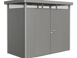 Metall-Gerätehaus HighLine 3,5 m² Doppeltür*Biohort Hot