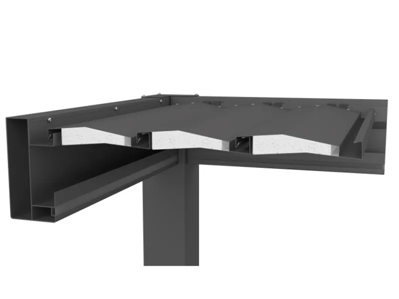 Biohort Lounge-Gartenmöbel|Pergola 255 cm x 404,5 cm x 312 cm