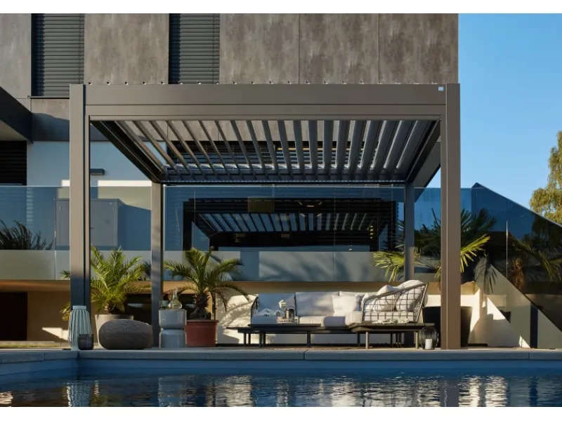 Biohort Lounge-Gartenmöbel|Pergola 255 cm x 404,5 cm x 312 cm