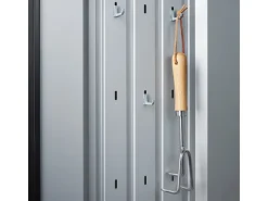 Biohort Balkonmöbel|Gartenschränke|Terrassenschrank Romeo Gr. M  Silber HxBxT:  140 cm x 132 cm x 57 cm