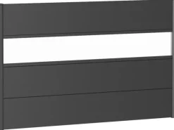 Wandpaneel Sichtschutz m. Acrylglas 150 cm x 90 cm*Biohort New