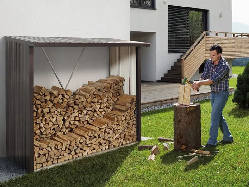 Biohort Kaminholzregale|WoodStock Größe 230