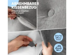 Björn&Schiller Gartenstuhlauflagen|Rückenkissen 180 cm mit Waschbarem Bezug