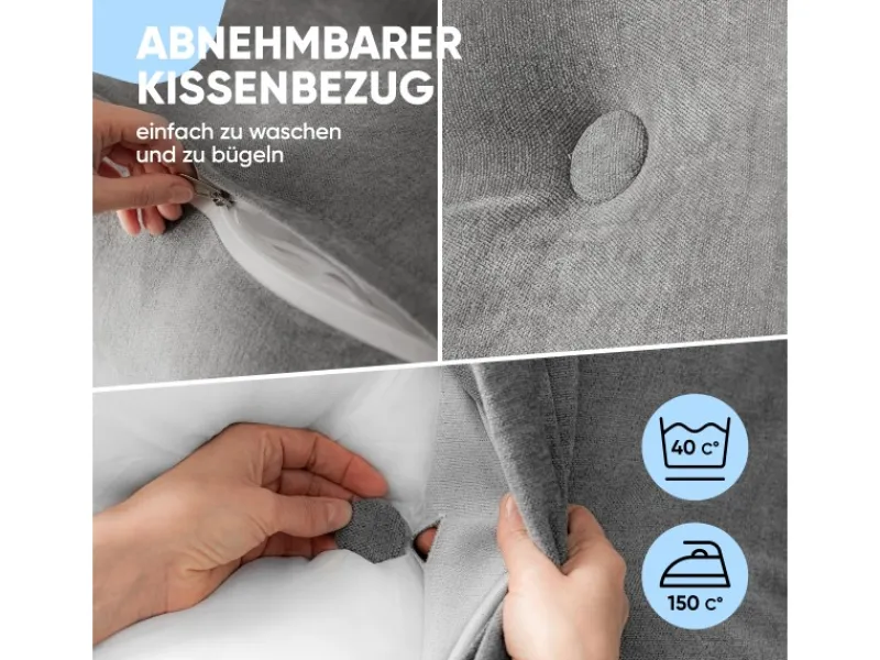 Björn&Schiller Gartenstuhlauflagen|Rückenkissen 180 cm mit Waschbarem Bezug