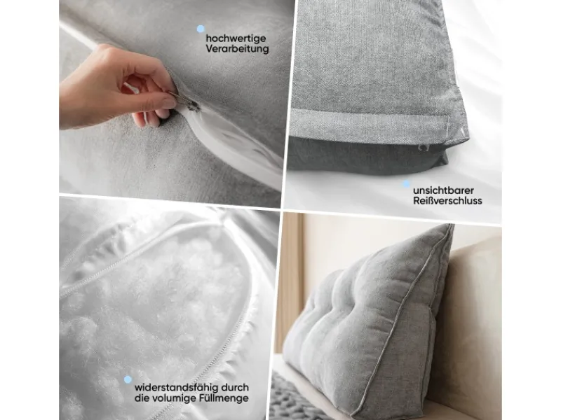 Björn&Schiller Gartenstuhlauflagen|Rückenkissen 180 cm mit Waschbarem Bezug