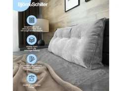 Björn&Schiller Gartenstuhlauflagen|Rückenkissen 180 cm mit Waschbarem Bezug