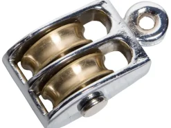 Outdoor-Spielzeug|Bootssport|Blockseilrolle Doppelt Verzinkt 36 mm