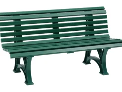 Blome Gartenbänke|3er Bank Helgoland Grün 64 cm x 150 cm x 80 cm