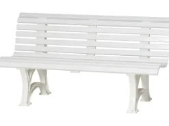 3er Bank Helgoland Weiß 64 cm x 150 cm x 80 cm*Blome New