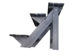 Promadino Balkonmöbel|Blumentreppe klein Anthrazit