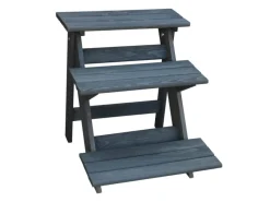 Promadino Balkonmöbel|Blumentreppe klein Anthrazit