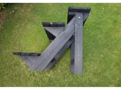 Promadino Balkonmöbel|Blumentreppe klein Anthrazit