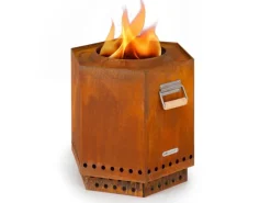 Blumfeldt Mojanda Feuerkorb Rauchfrei Robust Schürhaken Regenhaube Rost* Outlet