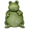 Boltze Gartendekoration|Deko-Figur Frosch 29 cm Grün
