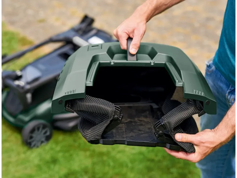 Bosch Rasenmäher|Elektro-Rasenmäher AdvancedRotak 690 mit 50 l Fangbox und Mulchkit 1.800 W