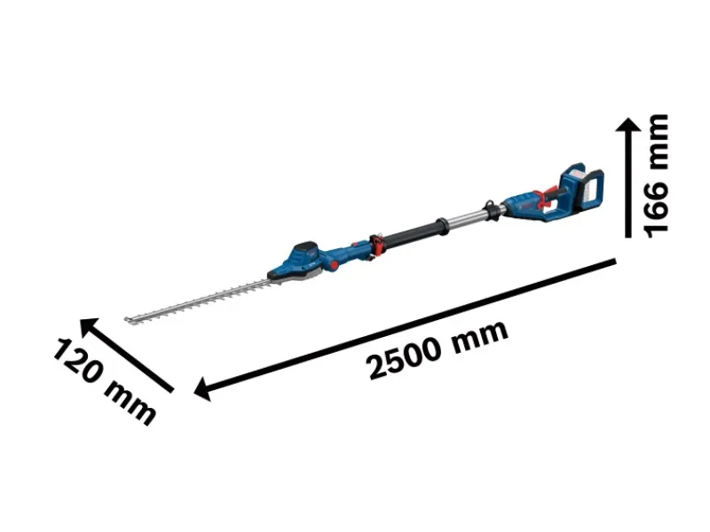 Bosch Professional Heckenscheren|Akku-Teleskopheckenschere GHE 18V-50 TP Solo