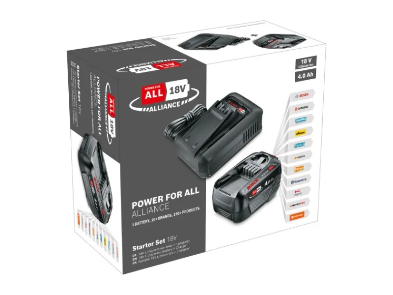 Starter-Set Akku und Ladegerät 18 V 4,0 Ah*Bosch