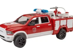 Outdoor-Spielzeug|Bruder Spielzeug RAM 2500 Feuerwehreinsatzwagen mit Licht und Sound