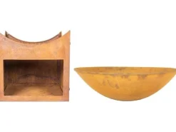 Buschbeck Feuerschalen|Feuerschale Mumbai Ø 61 cm x 44 cm Eisen Rostbraun