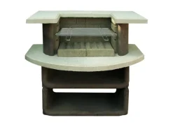 Gartengrill Montana Weiß-Braun*Buschbeck