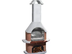 Grillkamin Bologna Weiß-Terrakotta*Buschbeck Outlet