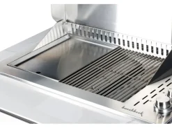 Buschbeck Outdoorküchen|Outdoorküche Sheffield Keramikverkleidung Grau inkl. Wetterschutzhülle