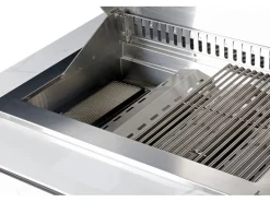 Buschbeck Outdoorküchen|Outdoorküche Sheffield Keramikverkleidung Grau inkl. Wetterschutzhülle