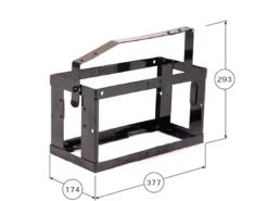 Halterung für Kraftstoffkanister Metall Benzinkanister Kanisterhalterung für 10 Liter Kanister Made in Europe*BW Discount